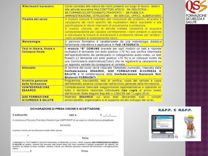 Corso Modulo B Comune Per A S P P R S P P